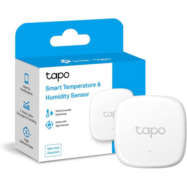 Датчик температури та вологості TP-Link Tapo T310 1хCR2450 Білий (599557) - фото 2