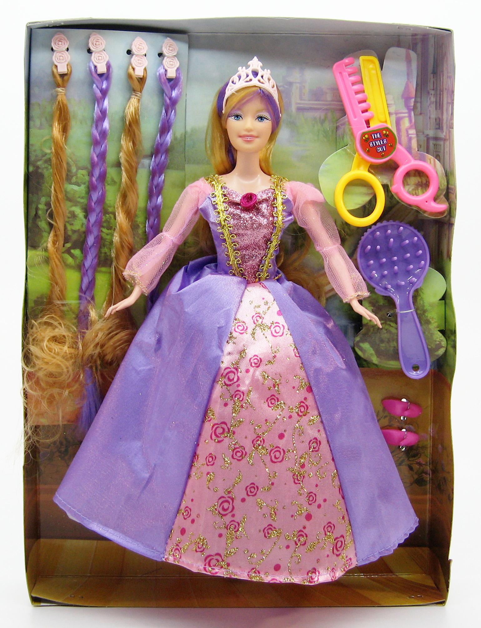 Кукла Jinni 83175 с косичками и аксессуарами для волос