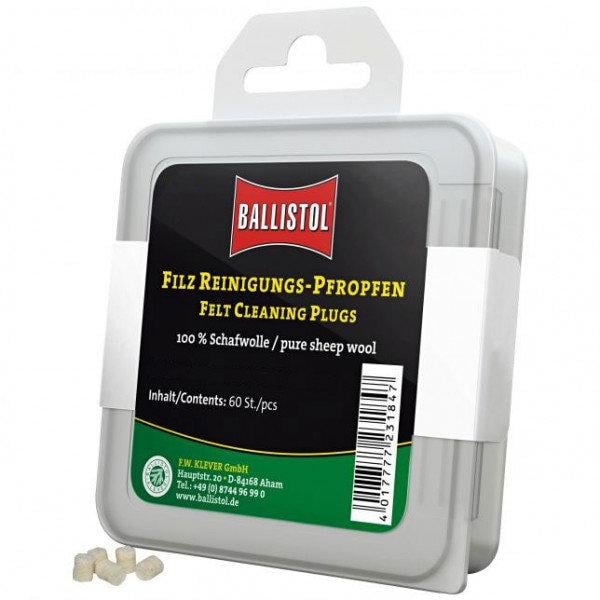 Патч для чистки Ballistol войлочный классический калибр 8 мм 60шт/уп (23210) - фото 