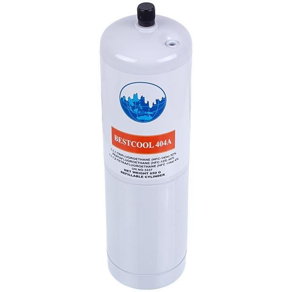 Фреон R404A под клапан шредера резьба 1/4" 0,65 кг Bestcool (00000043295) Фреон R404A под клапан шредера резьба 1/4" 0,65 кг Bestcool (00000043295)