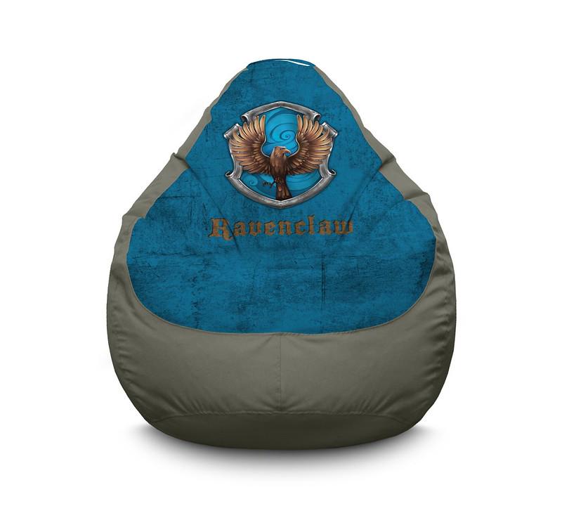 Крісло мішок iPuff Harry Potter Ravenclaw Оксфорд XXXL 100х135 см Сірий