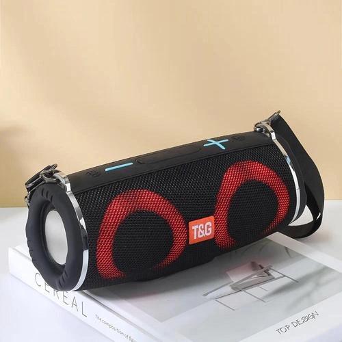 Колонка портативная с RGB подсветкой и ремешком TG642 Черный - фото 3 Колонка портативная с RGB подсветкой и ремешком TG642 Черный - фото 3
