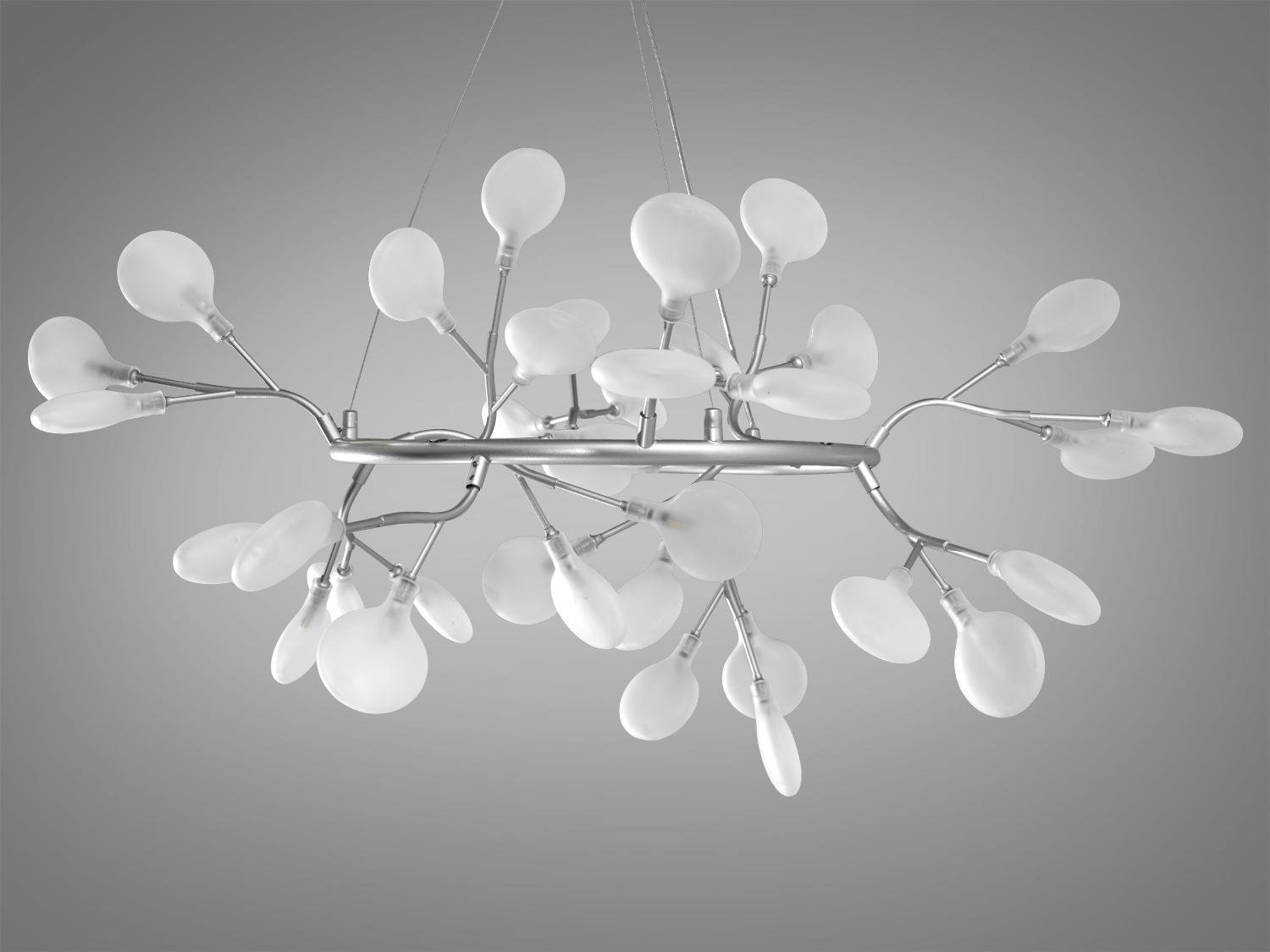 Люстра подвесная Diasha Светлячок 36 ламп Хром (Y889-36A SL)