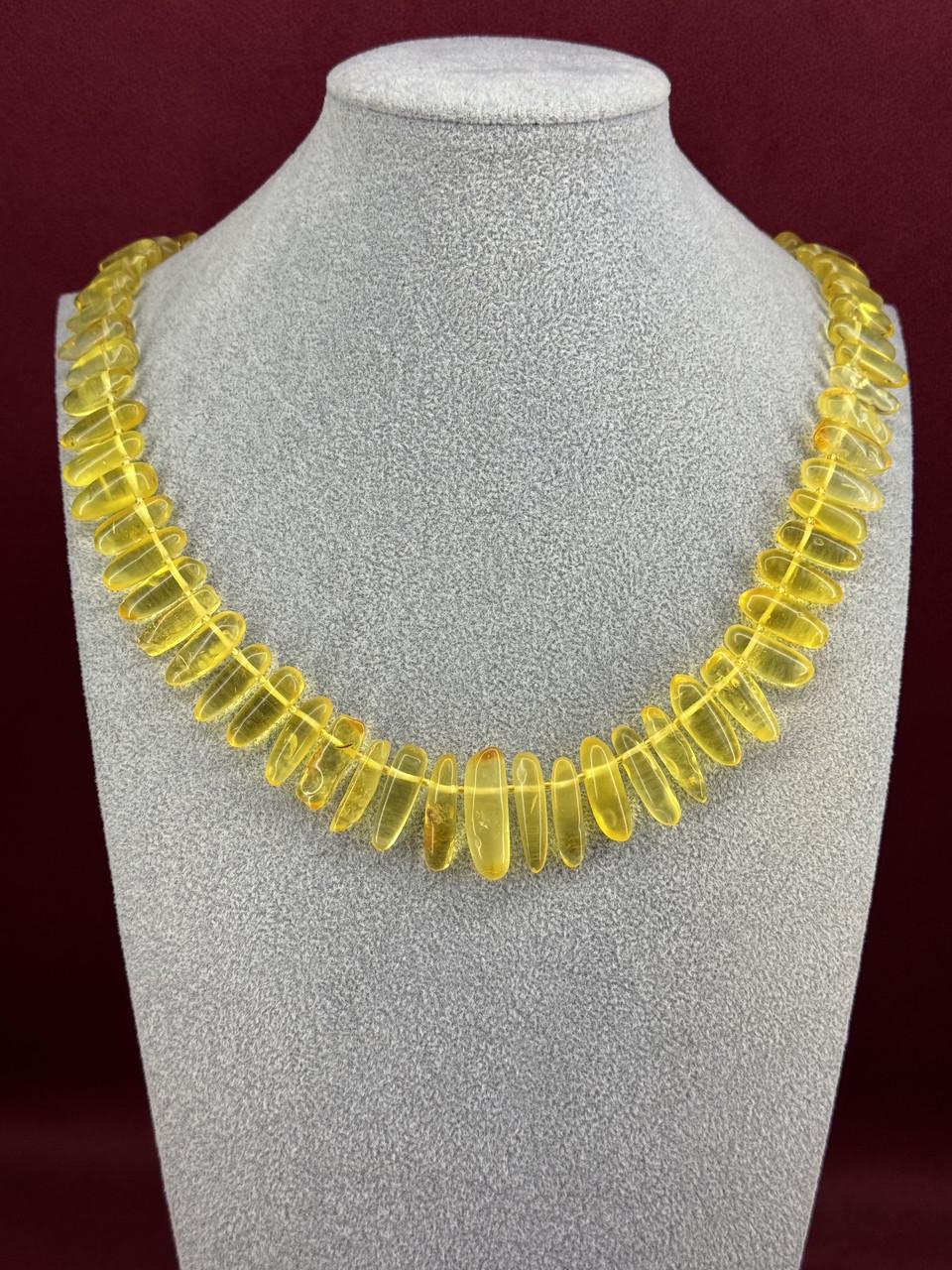 Бусы из янтаря лечебные 52 см (н-808)