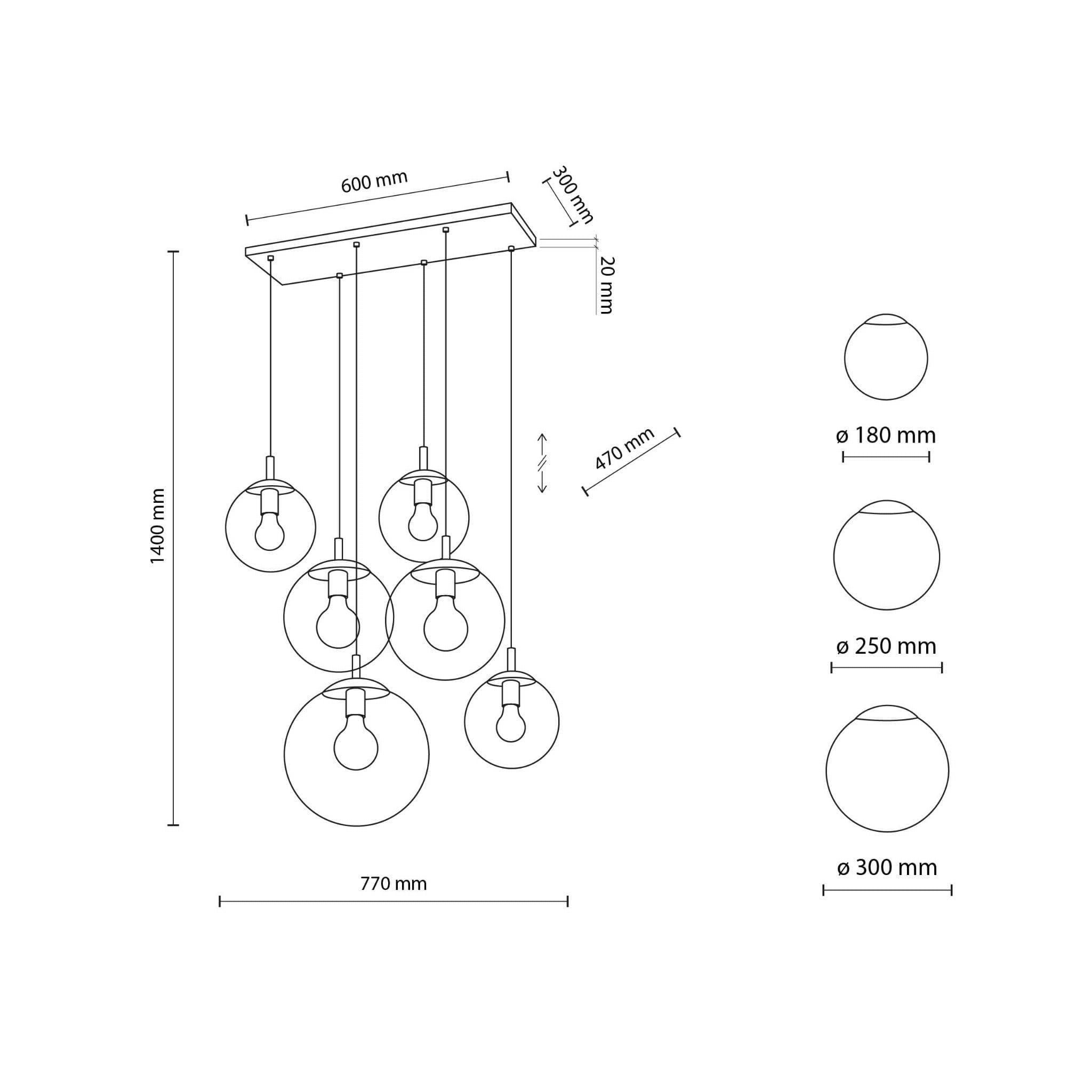 Люстра TK-Lighting Esme 5384 Graphite - фото 3