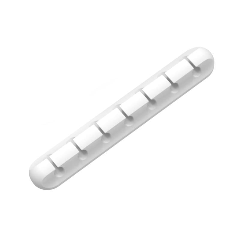 Органайзер для проводов силиконовый на 7 отверстий самоклеящийся Белый Органайзер для проводов силиконовый на 7 отверстий самоклеящийся Белый