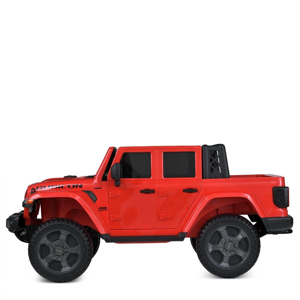 Електромобіль Bambi Jeep Rubicon з пультом керування та світлом Червоний (M 5740EBLR-3) - фото 6