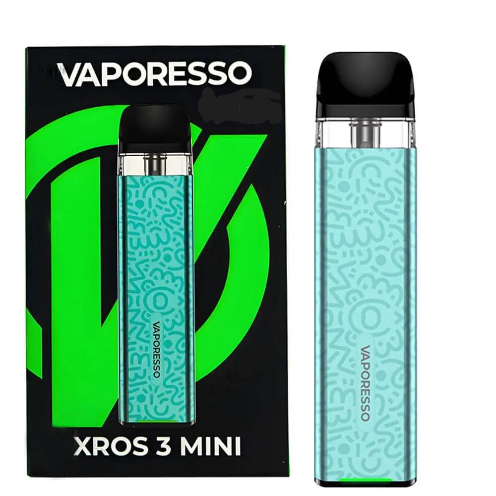 Электронная сигарета Vaporesso Xros 3 mini с картриджем без жидкости Aqua Green (18954173) - фото 2