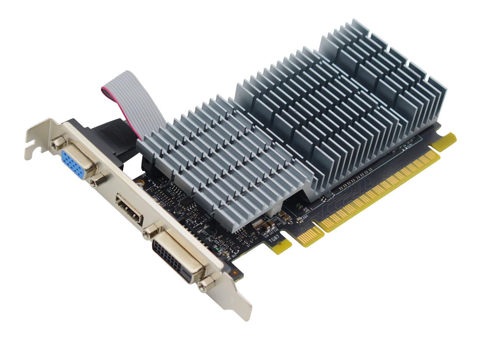 Видеокарта AFOX GeForce GT 710 1GB GDDR3 (ERC-AF710-1024D3L5) - фото 3