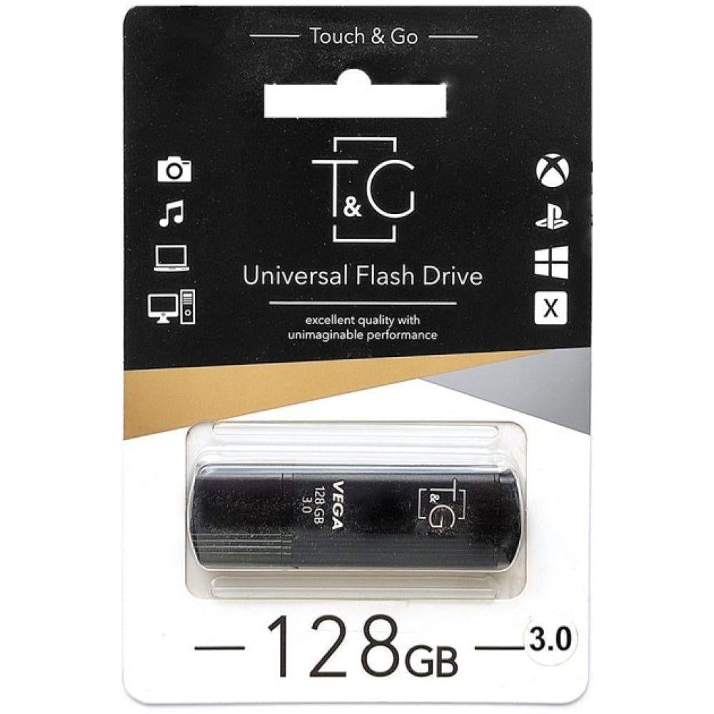 Флеш-память USB T&G Vega 121 3.0 128 Гб Черный (3001624249) Флеш-память USB T&G Vega 121 3.0 128 Гб Черный (3001624249)