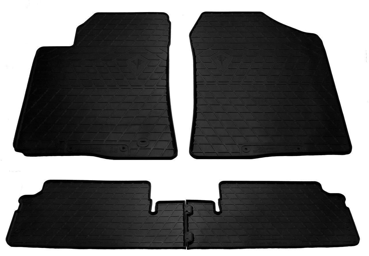 Коврики резиновые Stingray для Toyota Corolla Verso ZER/ZZE 2004-2009 design 2016 4 шт. (1022484)