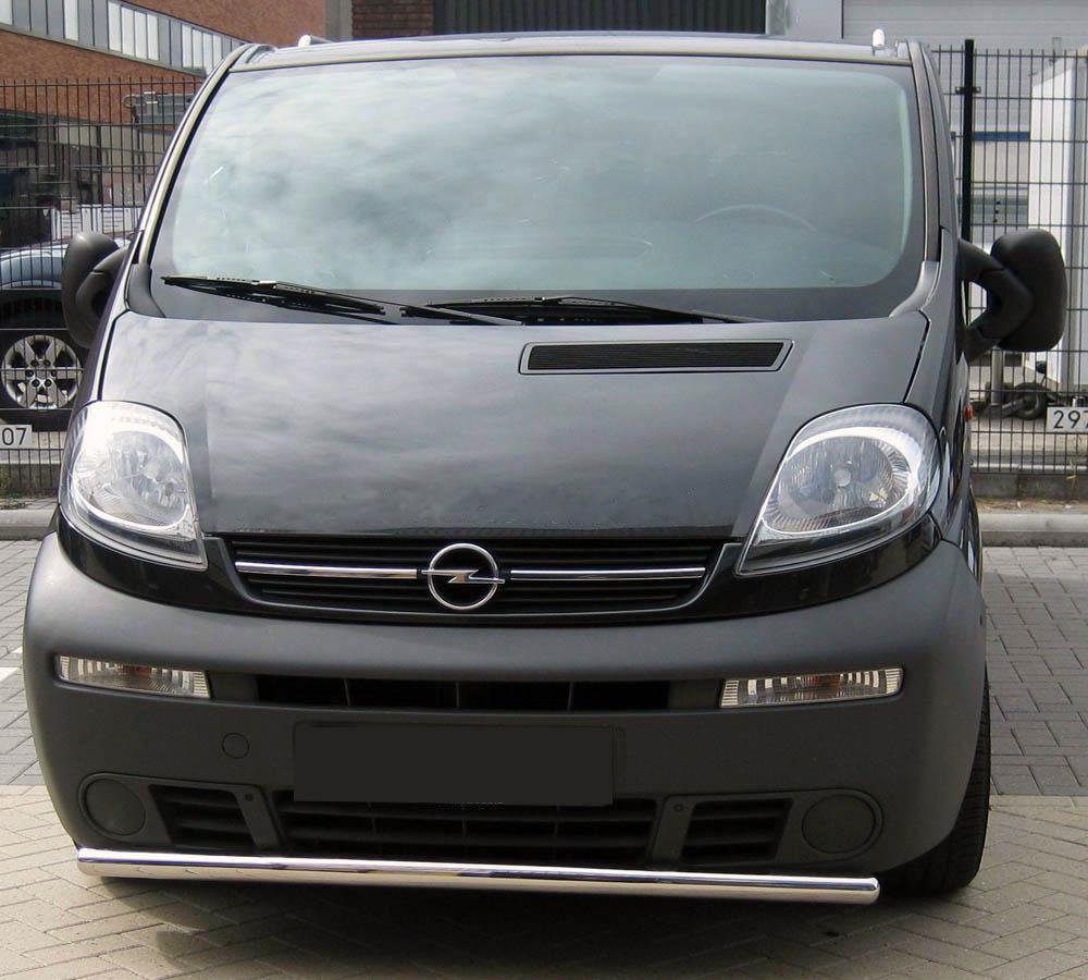 Передняя защита ST008 51 мм CAN для Opel Vivaro 2001-2015 гг. нержавеющая сталь Хром
