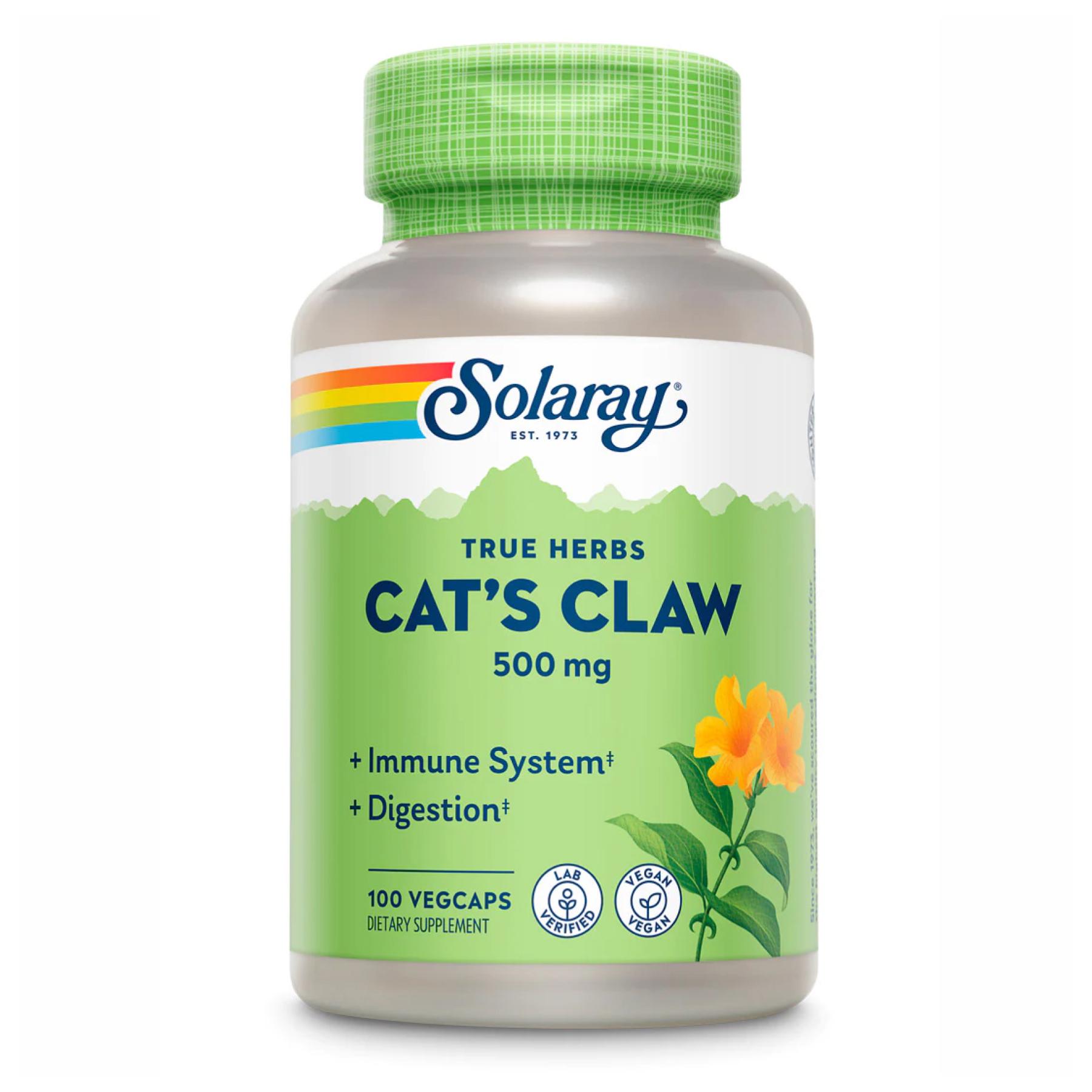 Натуральная добавка Cat's Claw 500 mg 100 vcaps (2022-10-1015)