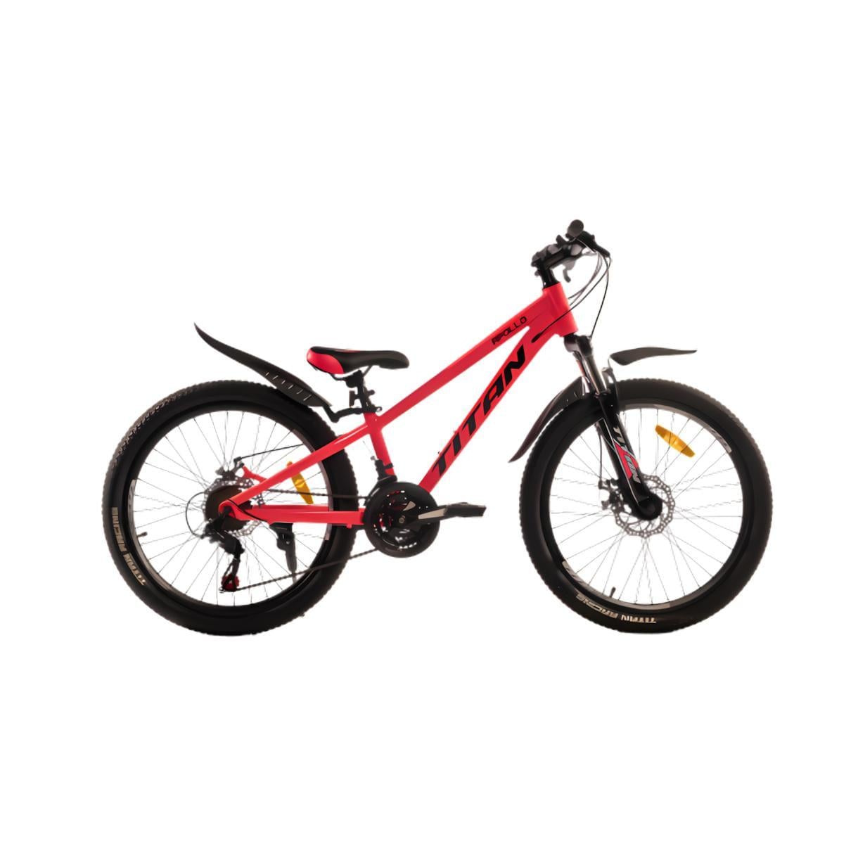 Велосипед Titan APOLLO 24" 11" Рожевий/Чорний (369)