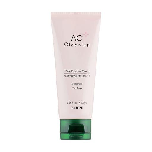 Маска Etude House AC Clean Up Pink Powder Mask для проблемної шкіри з рожевою глиною 100 мл