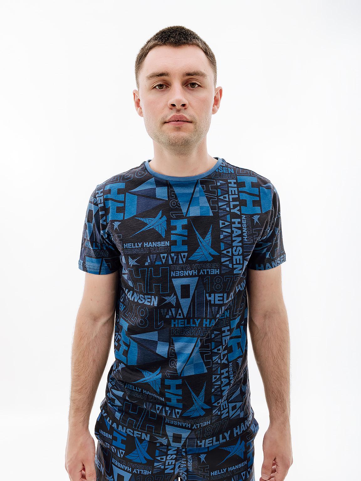 Футболка чоловіча Helly Hansen NEWPORT T-SHIRT L Різнокольоровий (7d34303-585 L)