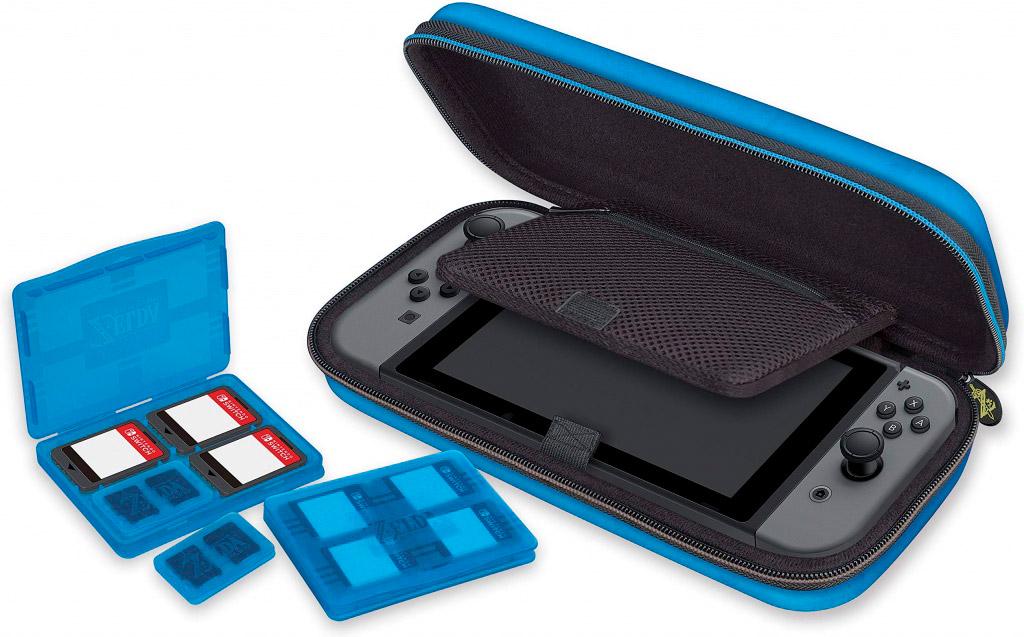 Чехол Deluxe Travel Case Nintendo Switch The legend of Zelda Blue - фото 2