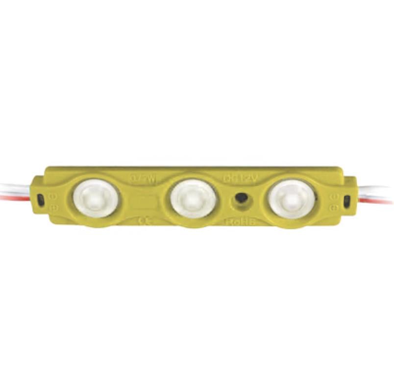 Светодиодный модуль MTK 5730-3LED-Y с линзой 1,5W Желтый (27770896)