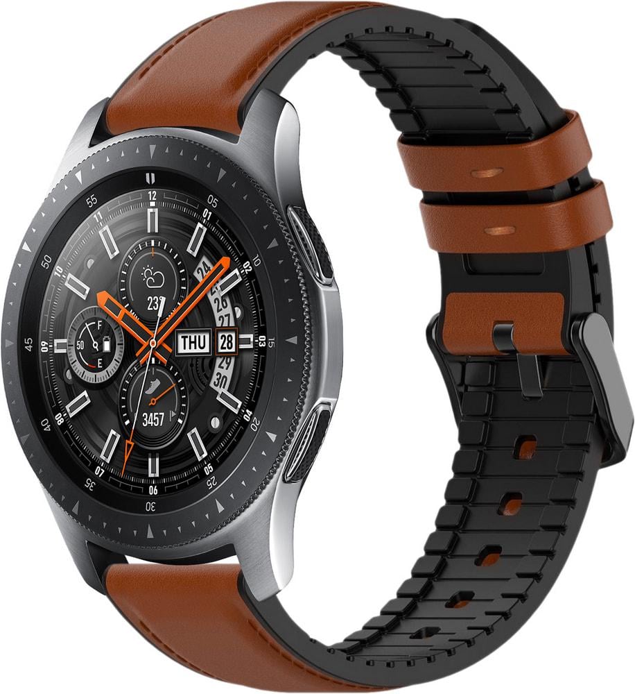Ремінець шкіряний Tamyx для Galaxy Watch 46 мм Brown (31609-30)