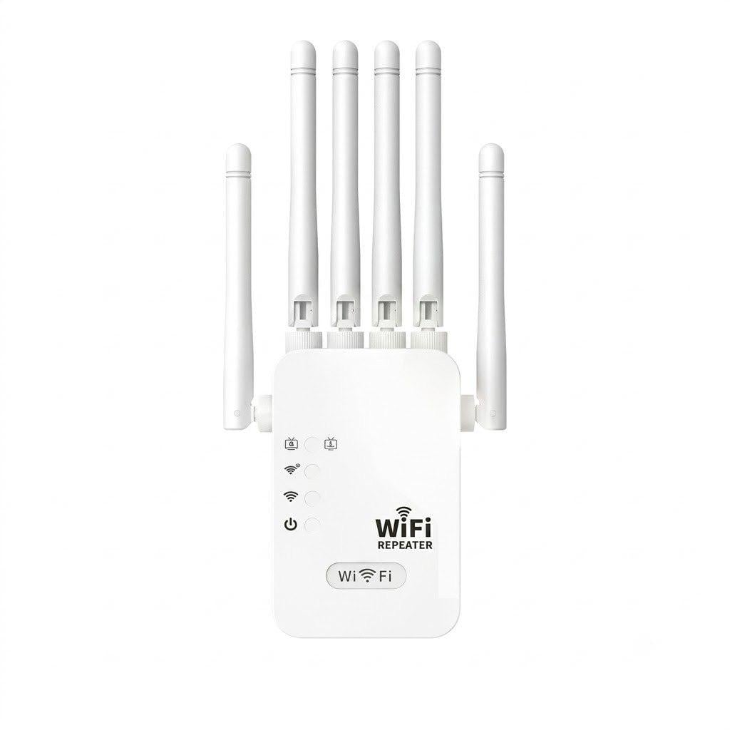 Ретранслятор Wi-Fi для роутера с 6 антеннами до 300 Мбит/с (J3113) Ретранслятор Wi-Fi для роутера с 6 антеннами до 300 Мбит/с (J3113)