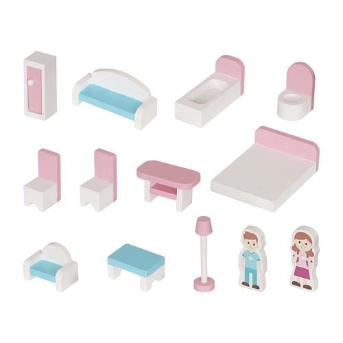 Кукольный домик Kruzzel деревянный с LED-подсветкой и мебелью (29318164) - фото 6 Кукольный домик Kruzzel деревянный с LED-подсветкой и мебелью (29318164) - фото 6