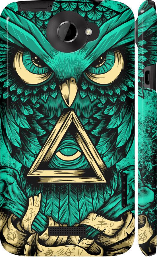 Чехол на HTC One X Сова Арт-тату (3971c-42-42517) Чехол на HTC One X Сова Арт-тату (3971c-42-42517)