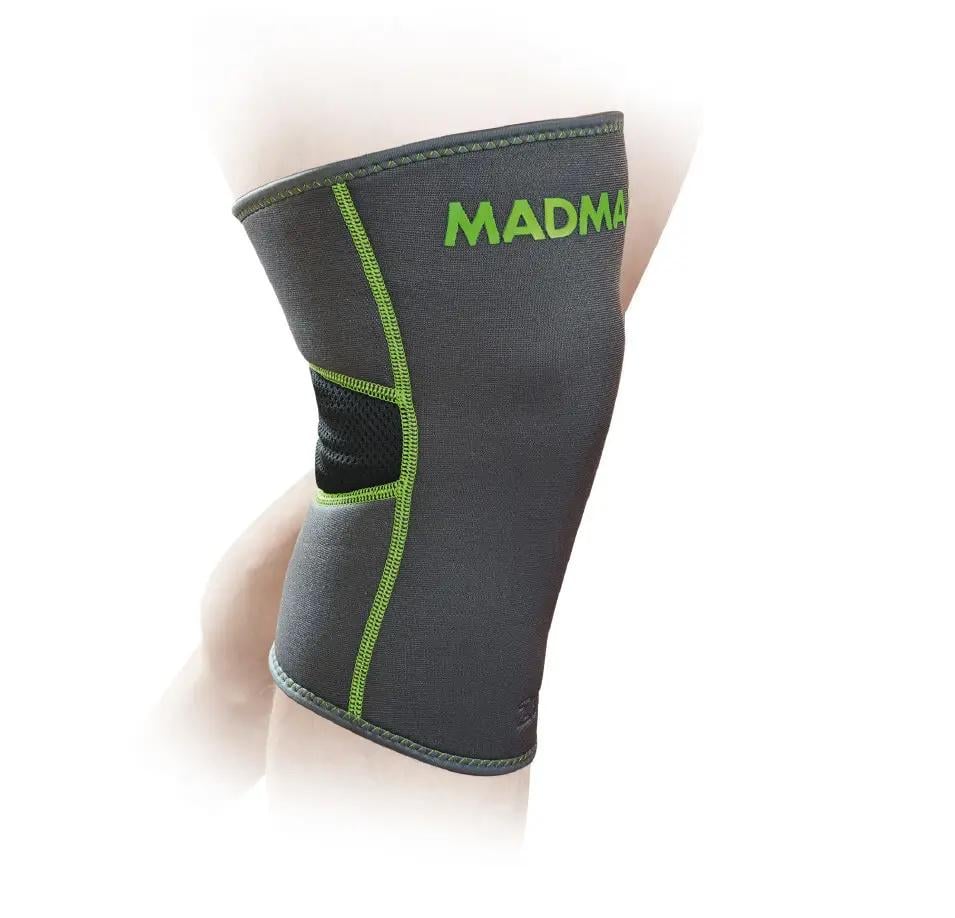 Наколінник MadMax MFA-294 Zahoprene Knee Support L Dark Grey/Green (62-68-MFA-294_L) - фото 1