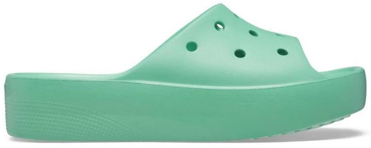 Шлепанцы женские Crocs Classic Platform Slide M5W7 р. 37 24 см Jade Stone (208180) - фото 3