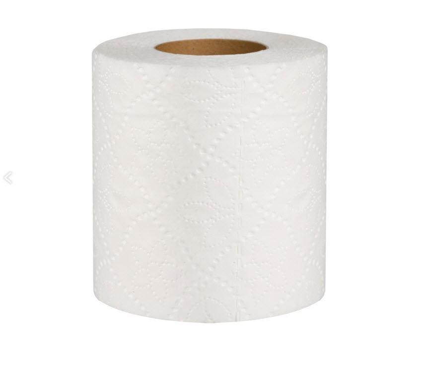 Бумага туалетная Бима стандарт двухслойная с перфорацией 60 м 12 рулонов
