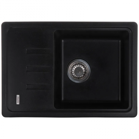 Мийка кухонна Zerix ZS-6243S-14 615х430х200 мм Чорний металік (ZX4578)