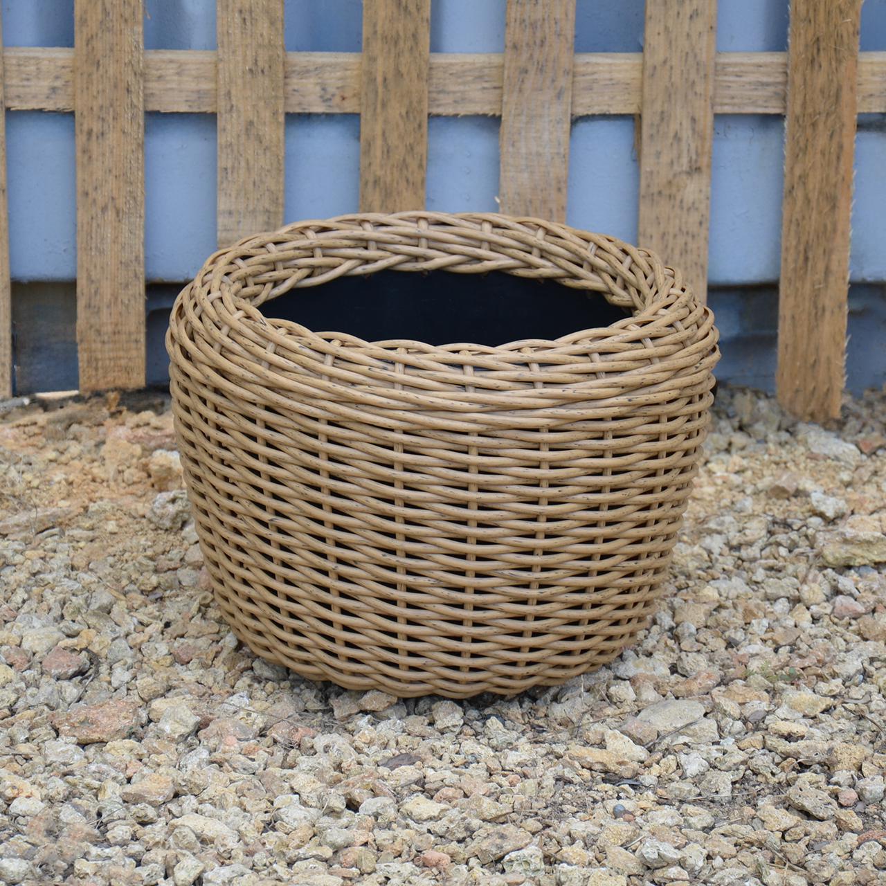 Кашпо для рослин з штучного ротангу 12 л Дерево (11717136) - фото 7 Кашпо для рослин з штучного ротангу 12 л Дерево (11717136) - фото 7