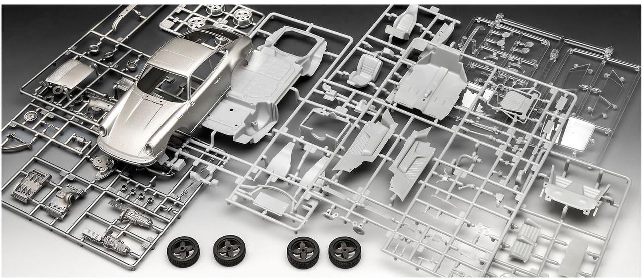 Сборная модель Revell Porsche 911 Carrera 3.2 Coupe уровень 3 масштаб 1:24 (RVL-67688) - фото 6