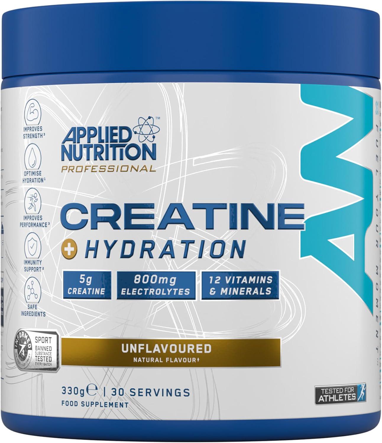 Креатин Applied Nutrition Creatine/Hydration Unflavoured 330 г Креатин Applied Nutrition Creatine/Hydration Unflavoured 330 г