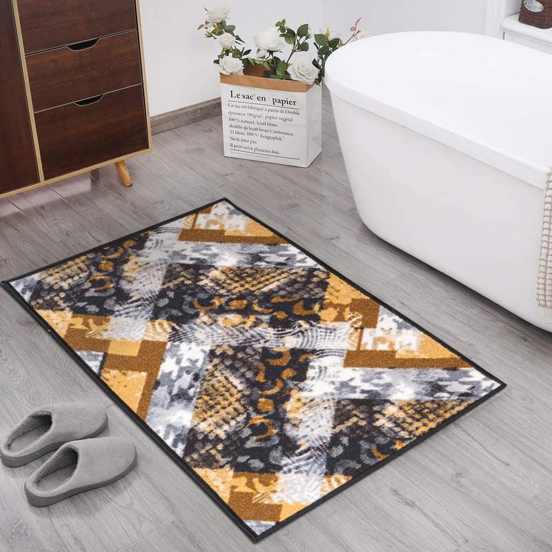 Килимок для ванної кімнати Taba 320В 50х80 см Сірий/Бежевий