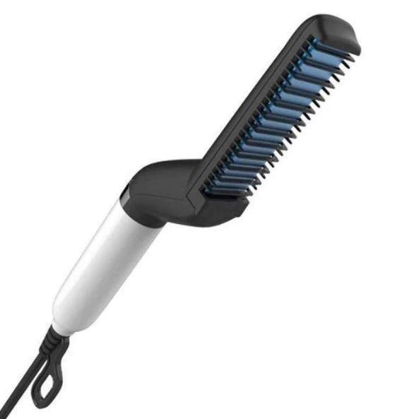 Выпрямитель для бороды и волос Beard Straightener 7202 10W Черно-белый (5-3-7202)