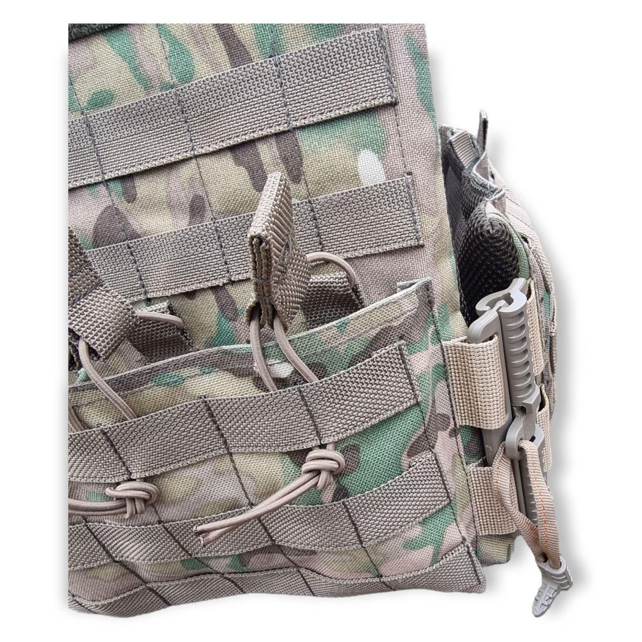 Плитоноска з швидким скиданням 3 підсумка типу АК - фото 2 Плитоноска з швидким скиданням 3 підсумка типу АК - фото 2