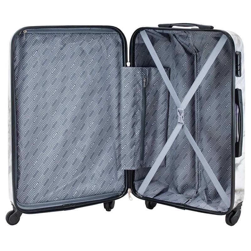 Чемодан SEMI LINE 24" M 63 л White Marble (DAS303340) - фото 6