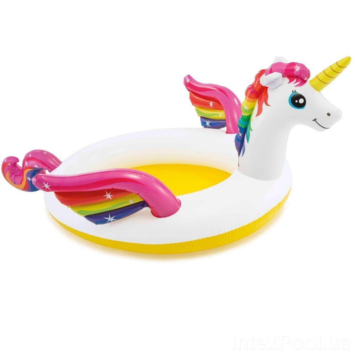 Надувной детский центр Intex Единорог 272х193х104 см (57441)