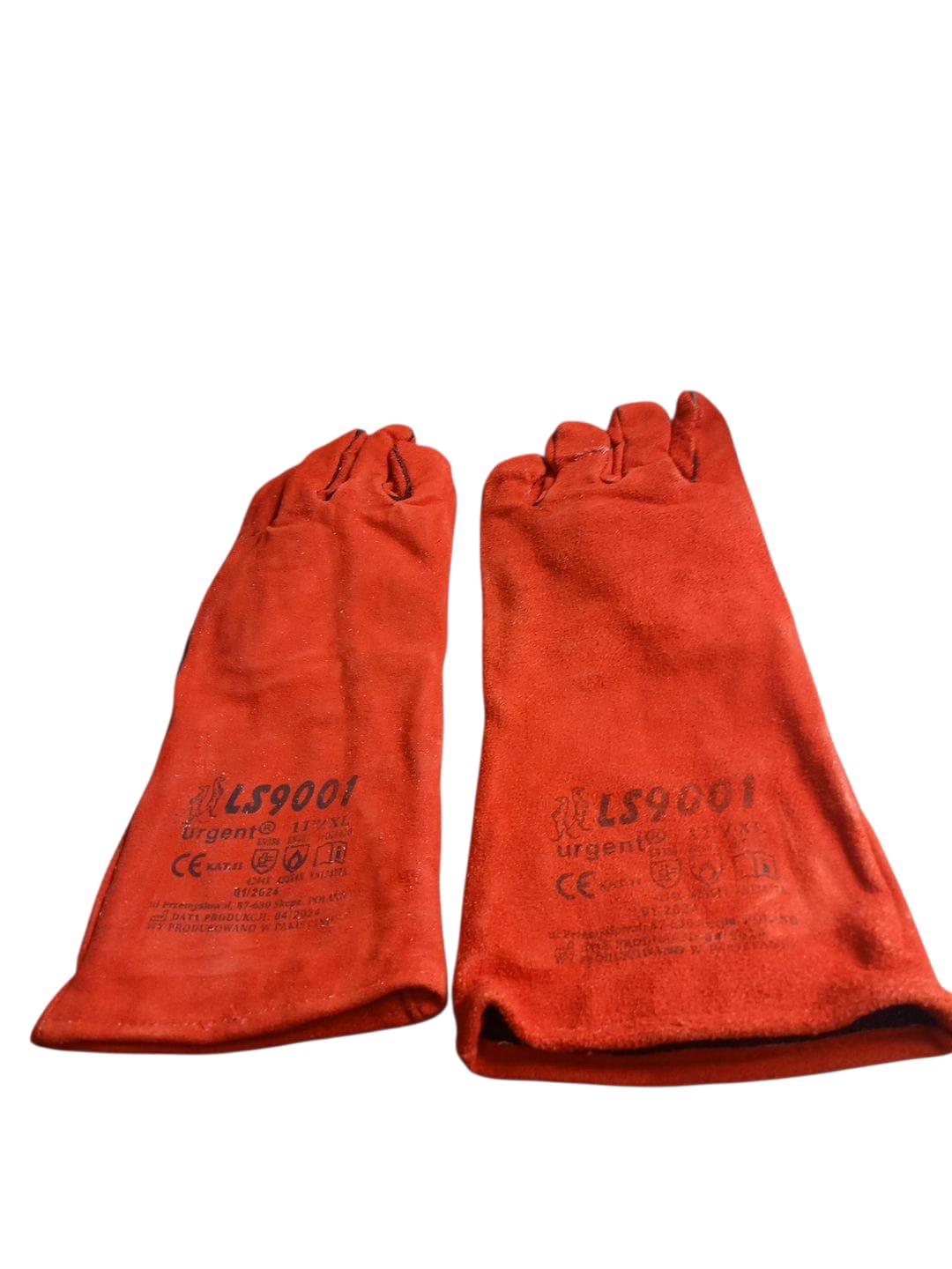 Рукавички зварювальника URGENT LS9001 з натуральної шкіри (27503693) - фото 2