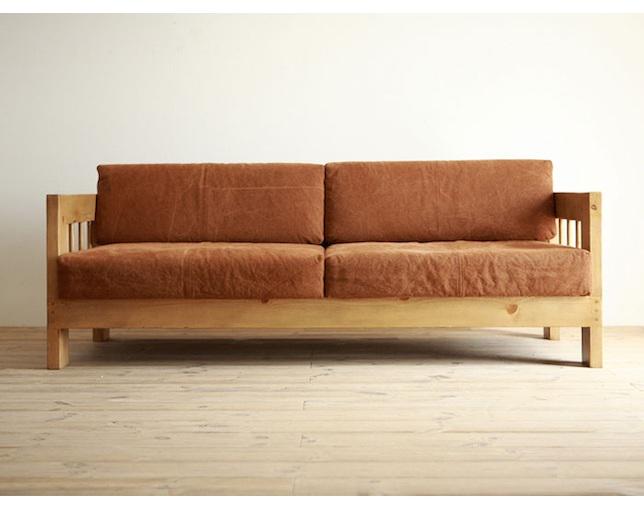 Диван деревянный мягкий JecksonLoft Земас 76х80х120 см Рыжий (0211) - фото 2 Диван деревянный мягкий JecksonLoft Земас 76х80х120 см Рыжий (0211) - фото 2