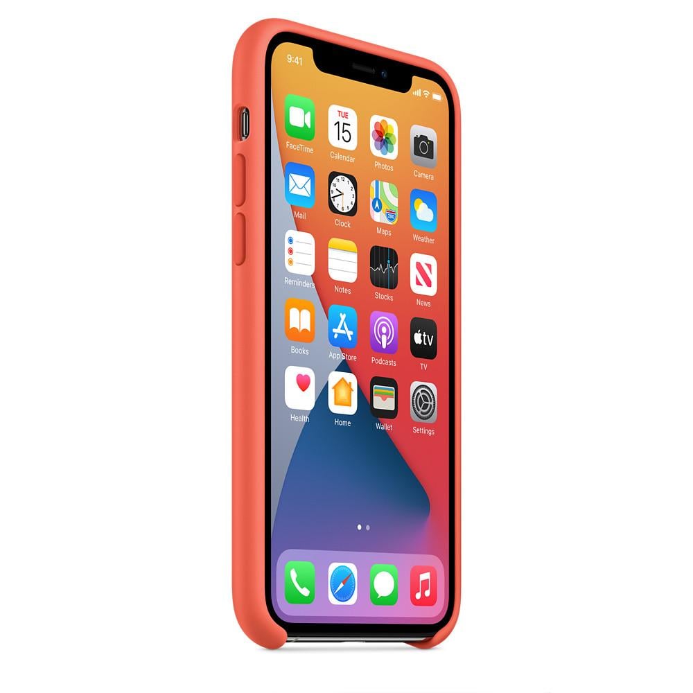 Силіконовий чохол-накладка Apple Silicone Case for iPhone 11 Pro, Clementine (MWYQ2) - фото 5