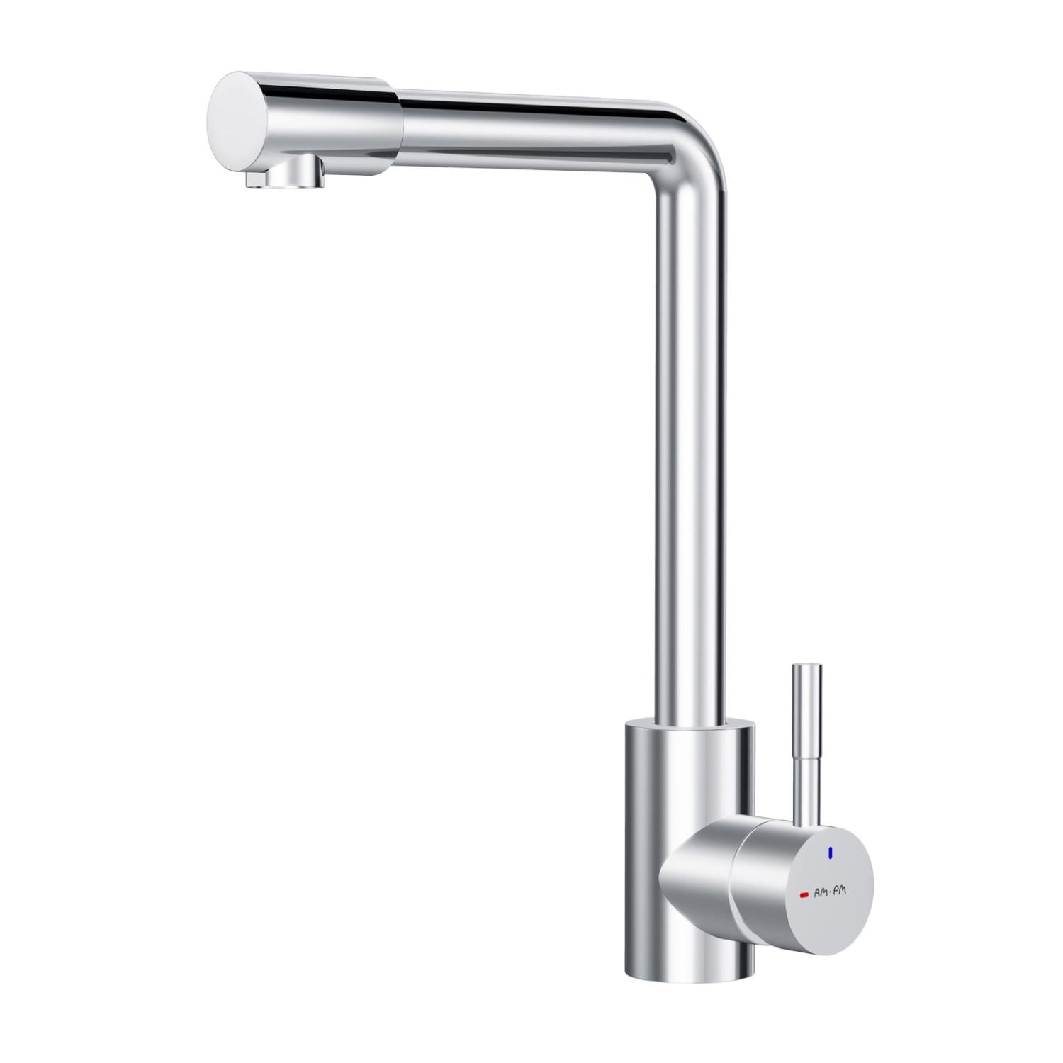 Смеситель для кухни AM.PM X-Joy S EcoStart с L-изливом Хром F85B05000)