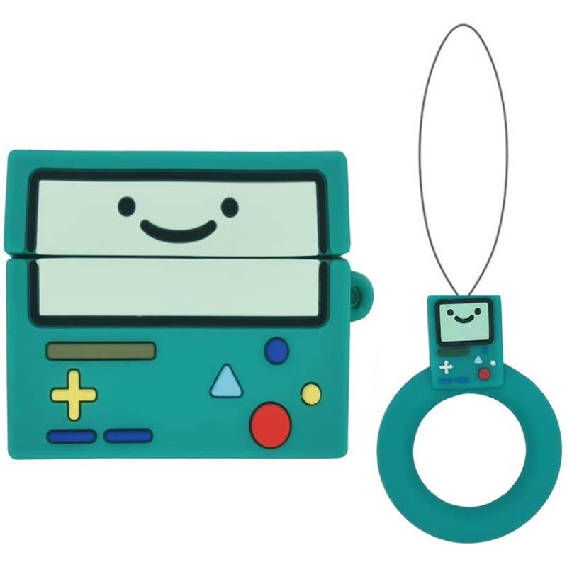 Футляр протиударний силіконовий Cartoons&Heroes Тетріс для навушників AirPods Pro з кільцем (00000065958_8)