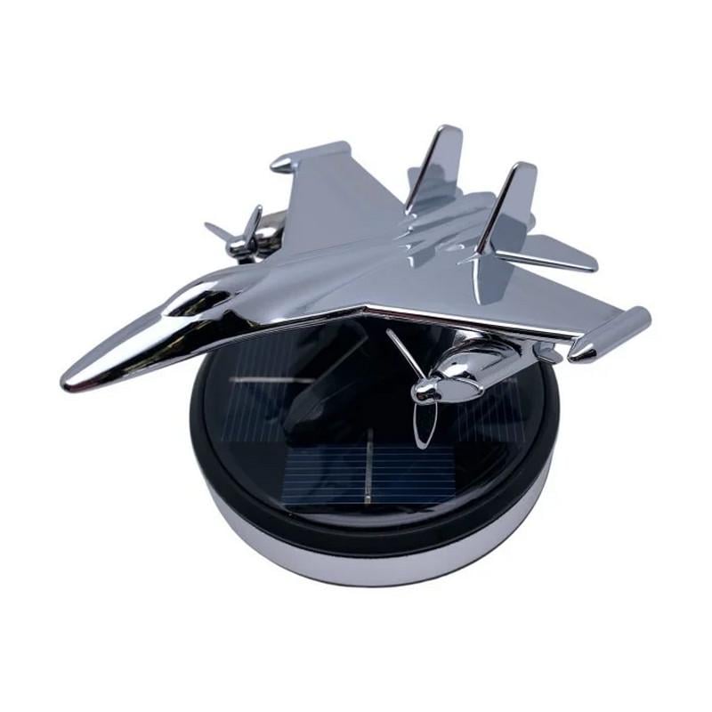 Ароматизатор автомобильный на торпеду Истребитель Silver (Leader-4397)