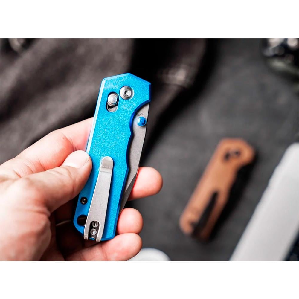 Туристичний ніж мисливський Boker Magnum Rockstub Blue Elox 01SC711) - фото 9 Туристичний ніж мисливський Boker Magnum Rockstub Blue Elox 01SC711) - фото 9