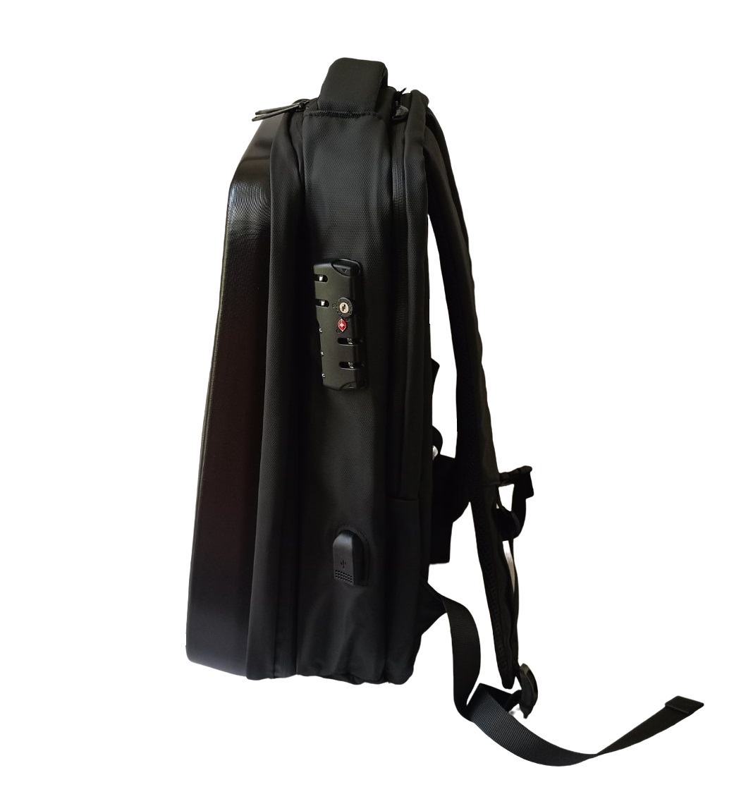 Рюкзак с кодовым замком для ноутбуков 17 USB с креплением для чемодана (СР-5807-2) - фото 2