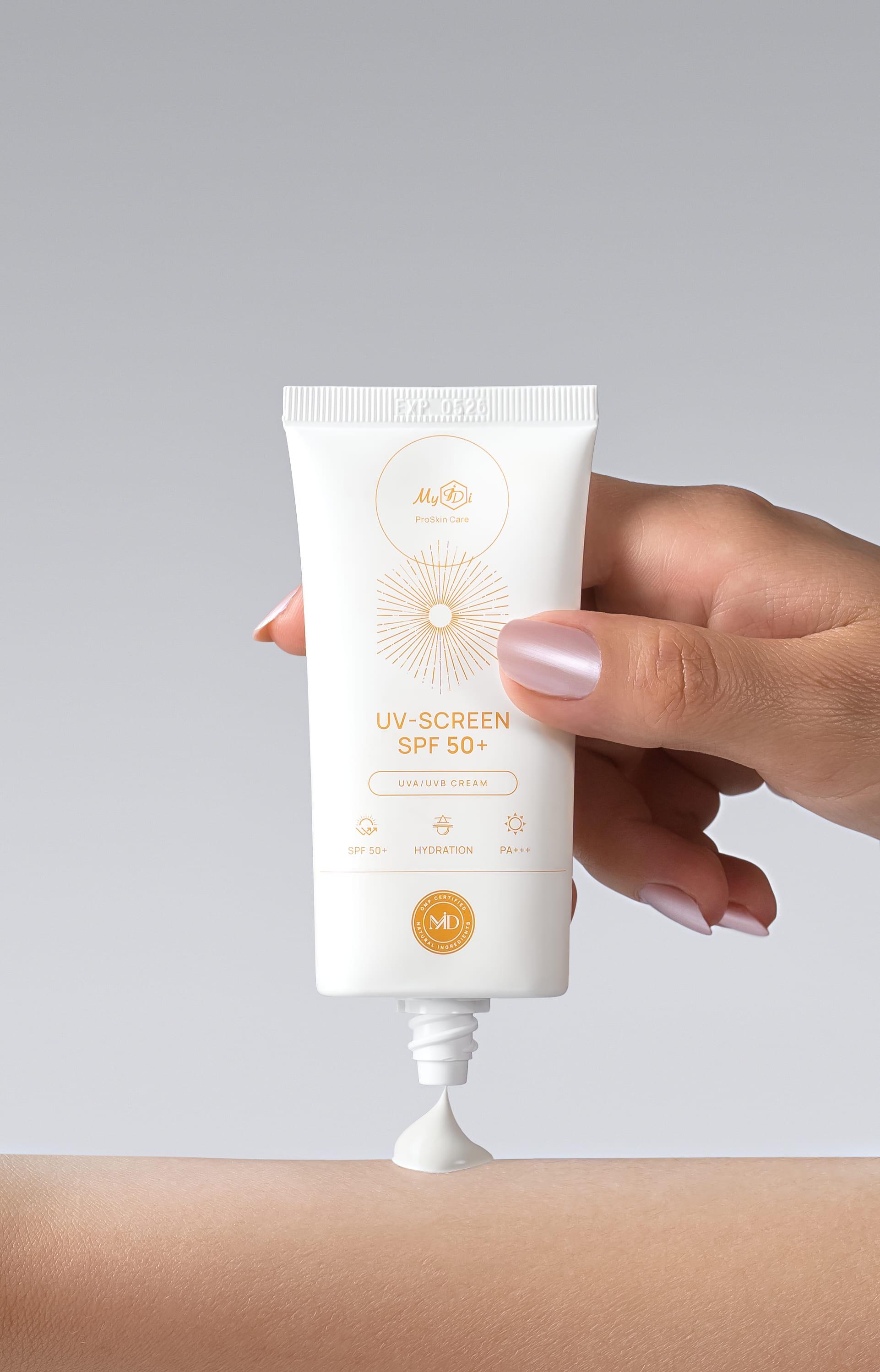 Крем сонцезахисний MyIDi UV-screen cream SPF 50+ 50 мл (4820267230202) - фото 5