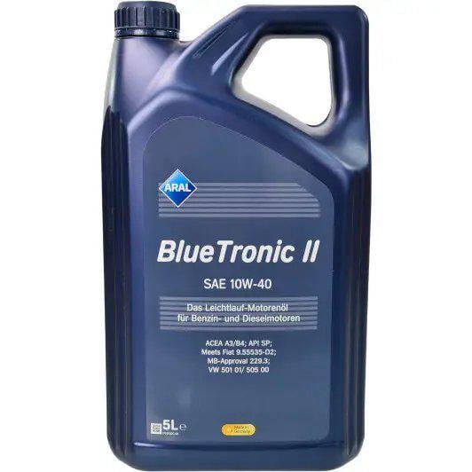 Моторное масло ARAL Bluetronic II A3/B4 SP 10W-40 5 л (1529FA)