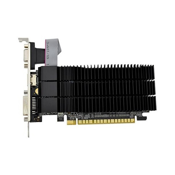 Видеокарта Afox 1Gb DDR3 64Bit DVI HDMI VGA LP (AF210-1024D3L5-V2) - фото 2