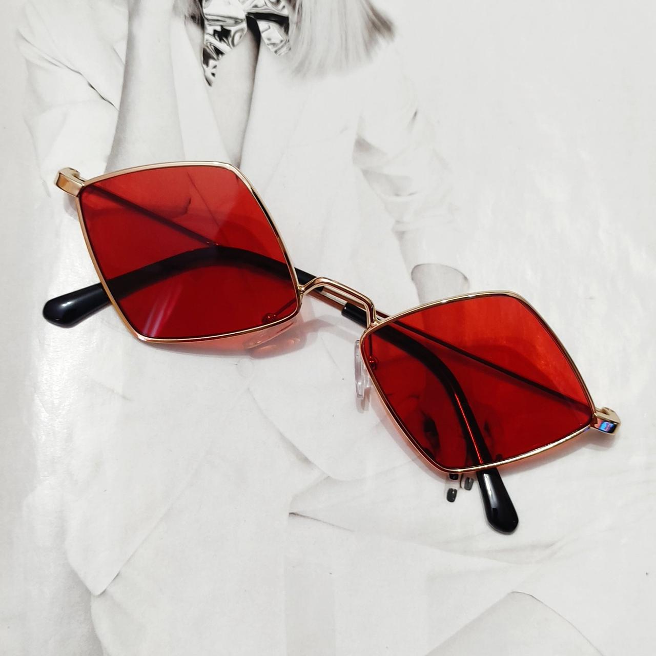 Очки ромбической формы Черный в серебре - фото 5 Очки ромбической формы Черный в серебре - фото 5